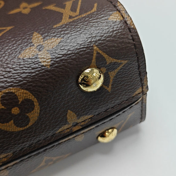 CLUNY PM Monogram Coated Canvas Brown
