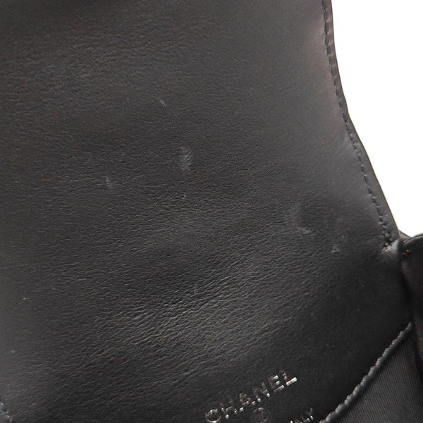 Quilted Calfskin Shoulder Bag Black