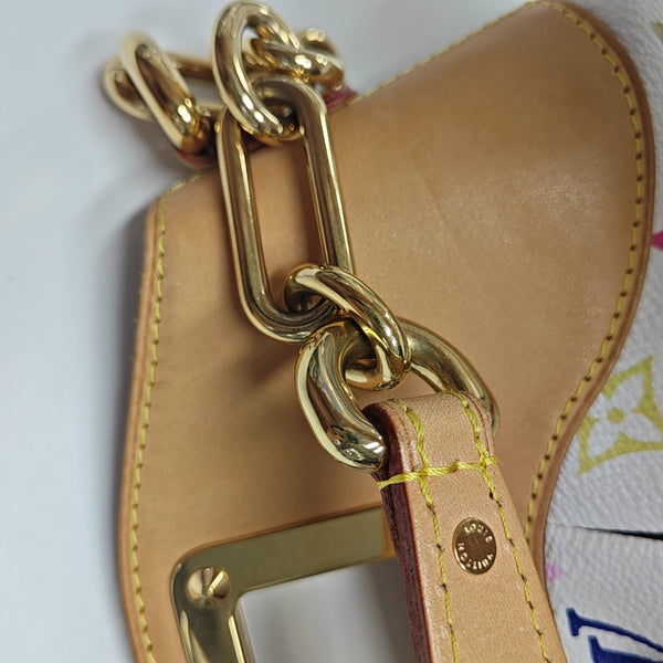 LV × TM JUDY PM Monogram Coated Canvas White