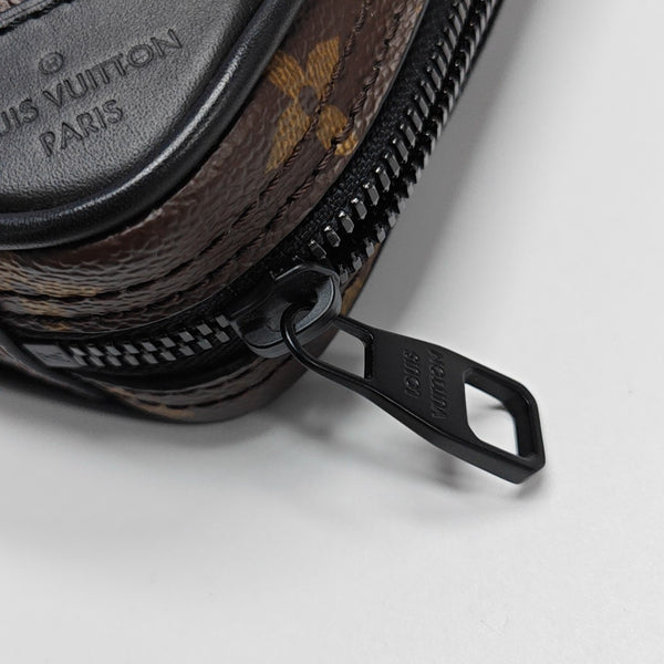 UTILITY SIDE Monogram Coated Canvas Brown