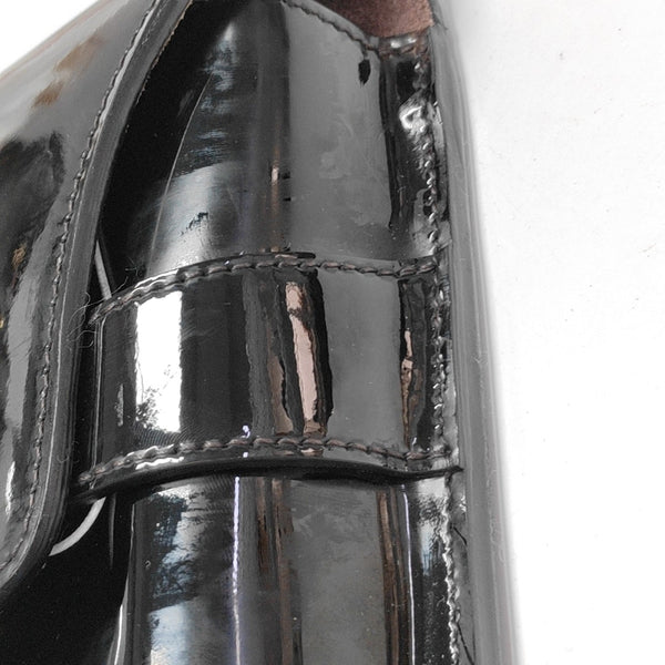 Bright Bit Patent Leather Black