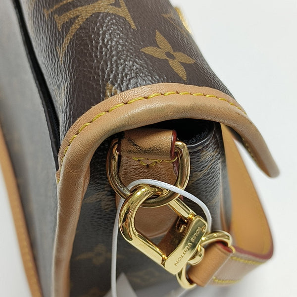 DIANE Monogram Coated Canvas Brown