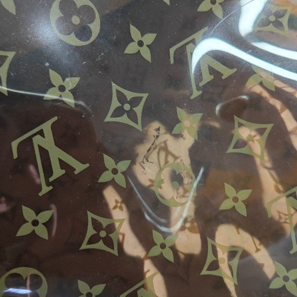 SAC AMBRE Monogram Plastic Brown