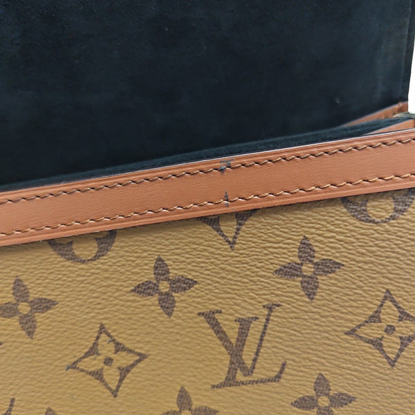 DAUPHINE MM Monogram Coated Canvas Brown