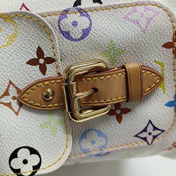LV × TM NÉONOÉ MM Monogram Coated Canvas White