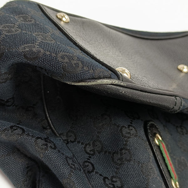 Princy Medium Monogram Canvas Black