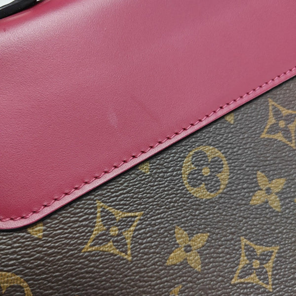 CLUNY BB Monogram Coated Canvas Brown