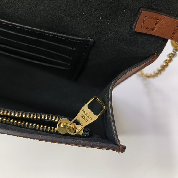 DAUPHINE WOC Monogram Coated Canvas Brown