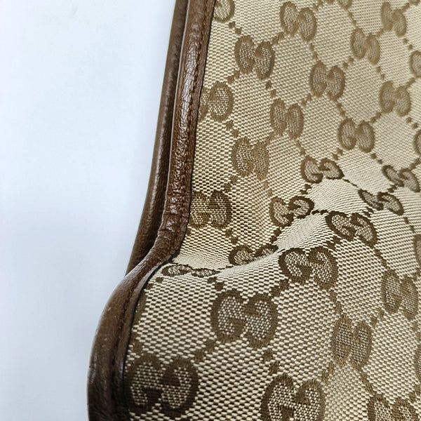 Authenticated pre-owned Horsebit 1955 Medium Monogram Canvas Brown - Tote Bag at Looply