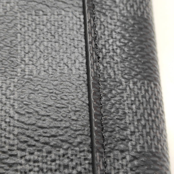 ALPHA Damier Graphite Coated Canvas Gray