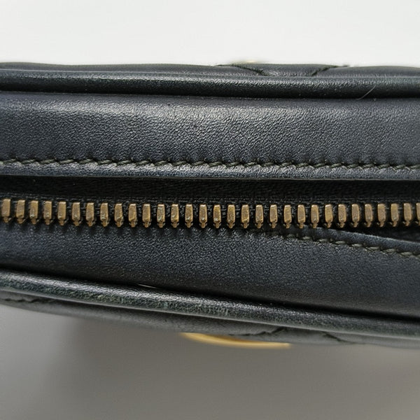 GG Marmont Small Quilted Calfskin Black