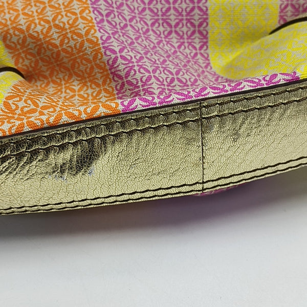 Canvas Top Handle Bag Multicolor