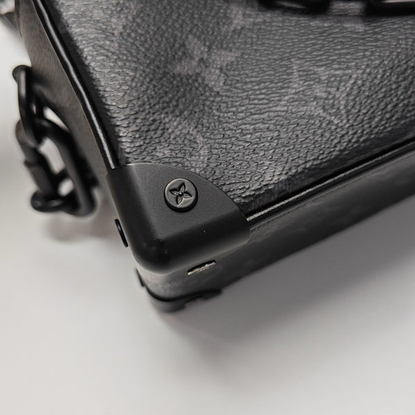 SOFT TRUNK Mini Monogram Coated Canvas Black