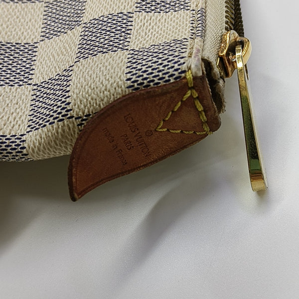 TOTALLY MM Damier Azur Coated Canvas White