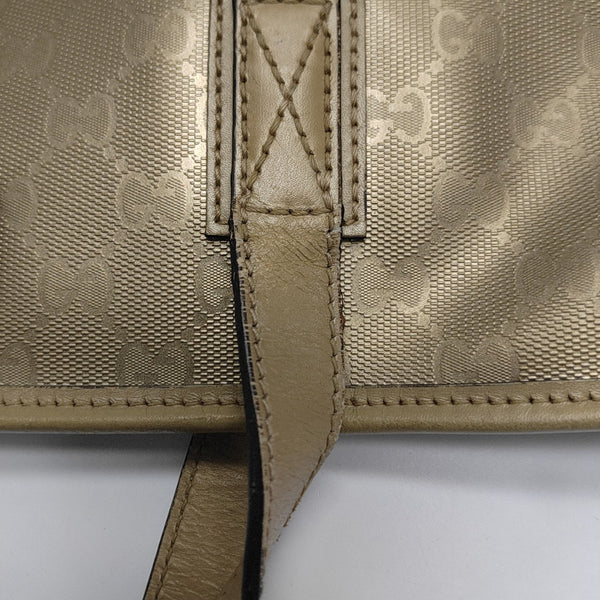 GG Imprime Monogram Coated Canvas Gold