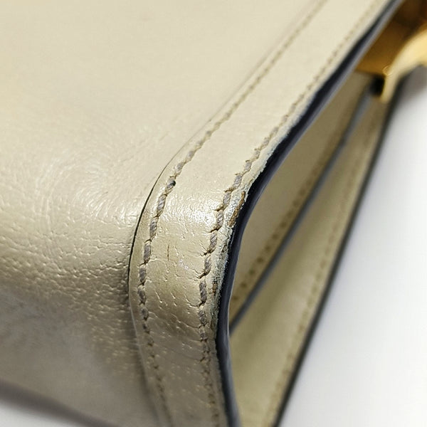 Ophidia Small Calfskin White