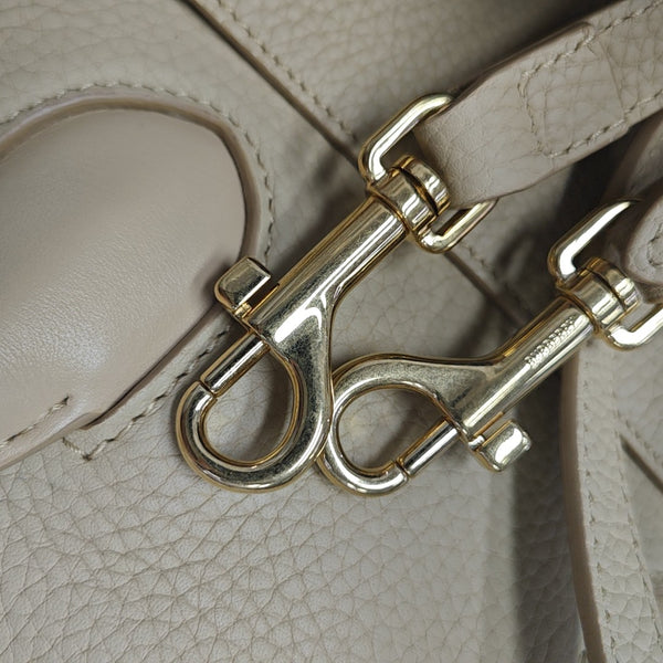 Calfskin Tote Bag Medium Beige