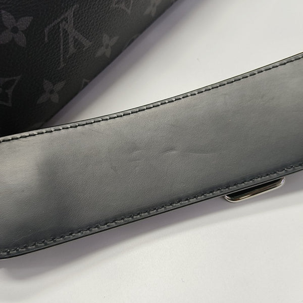 VOYAGER PM Monogram Coated Canvas Black