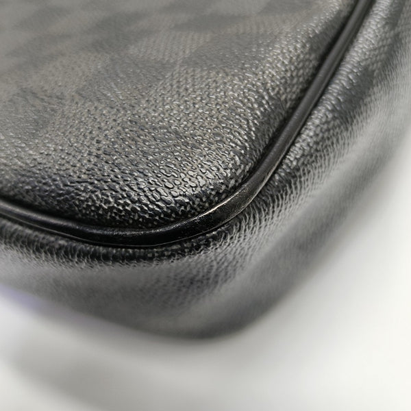 DANIEL MM Damier Graphite Coated Canvas Gray