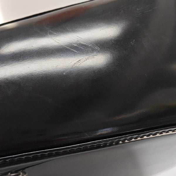 Lady Dior Medium Patent Leather Black