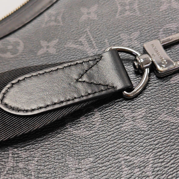 TRIO Monogram Coated Canvas Gray