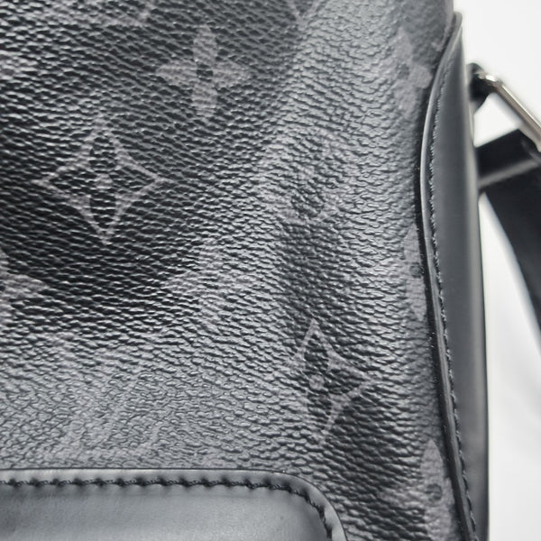 VOYAGER PM Monogram Coated Canvas Black