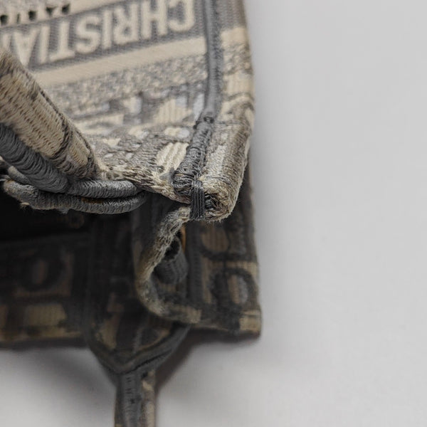 Book Tote Mini Canvas Gray