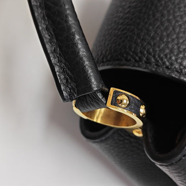 CAPUCINES Mini Calfskin Black