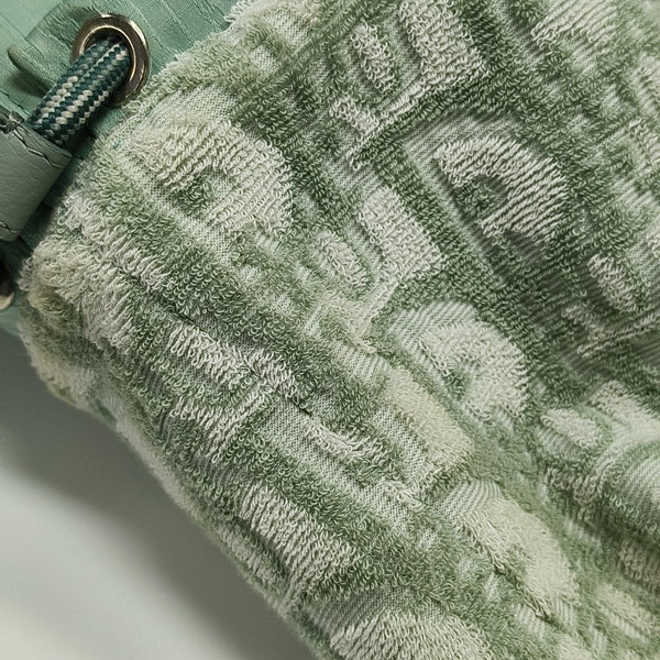 Fabric Top Handle Bag Green