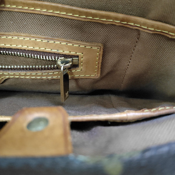 VINTAGE VAVIN GM Monogram Coated Canvas Brown