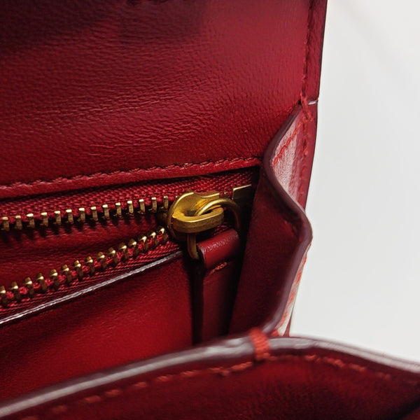 CLASSIC BOX Mini Calfskin Red