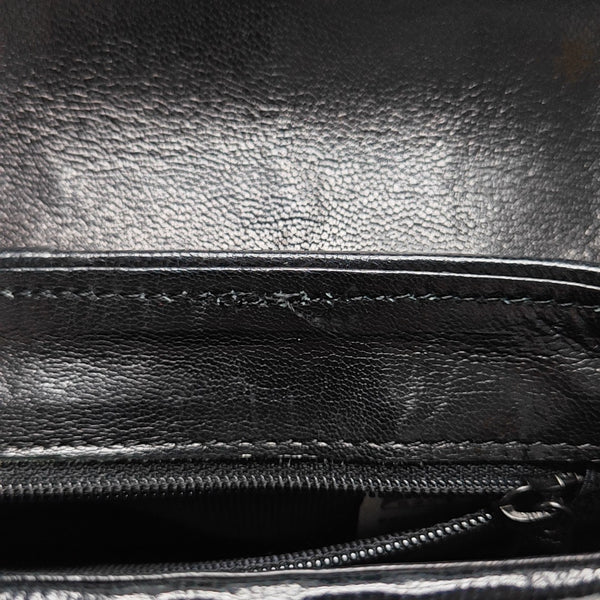 Calfskin Shoulder Bag Black