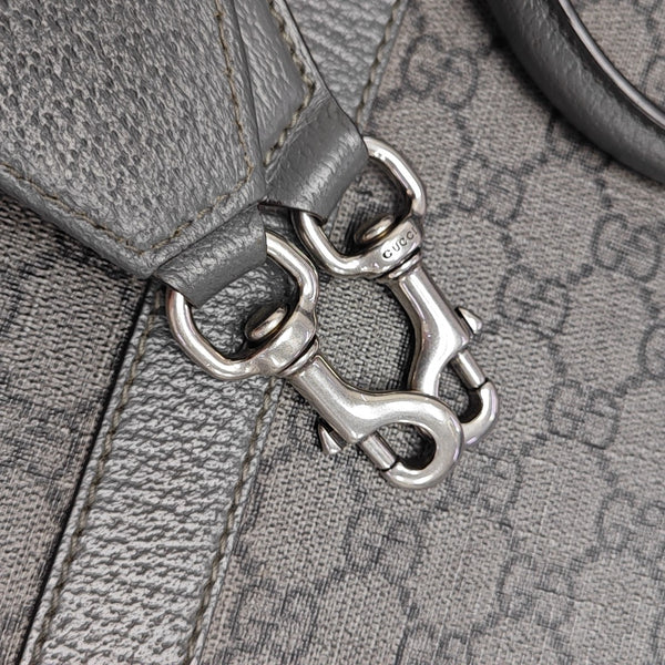 GG Multicolor Monogram Coated Canvas Gray