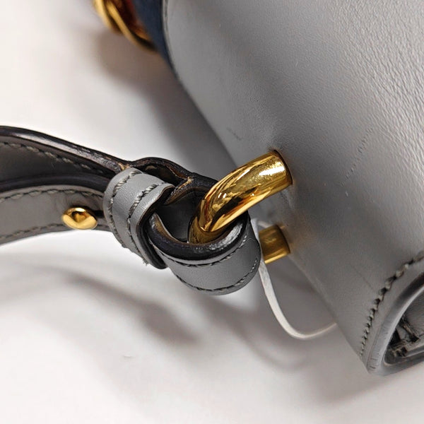Authenticated pre-owned Sylvie Small Calfskin Grey - Shoulder Bag at Looply