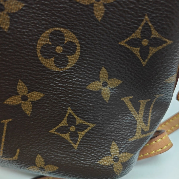NÉONOÉ Nano Monogram Coated Canvas Brown
