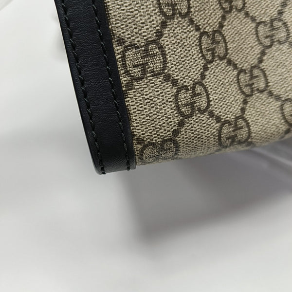 Padlock Small Monogram Coated Canvas Beige