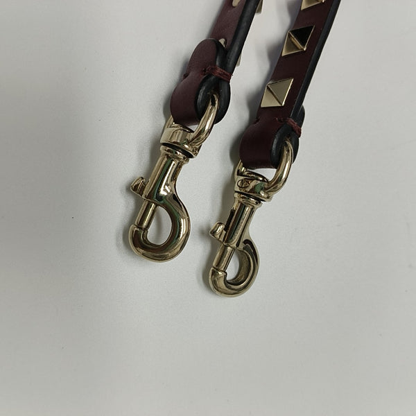 Rockstud Calfskin Red