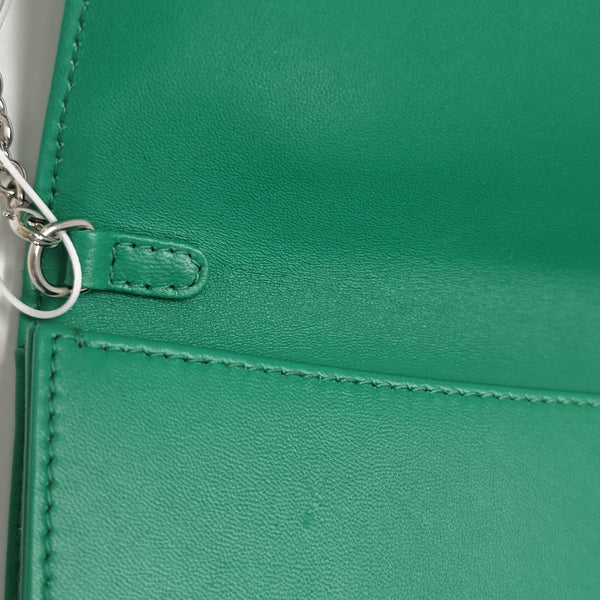 Lady Dior Medium Quilted Lambskin Green