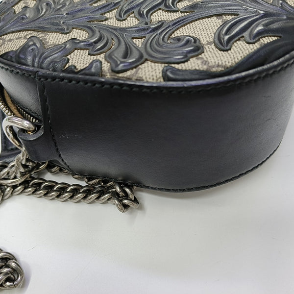 Monogram Coated Canvas Shoulder Bag Brown