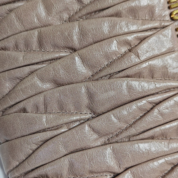 Matelassé Quilted Calfskin Pink