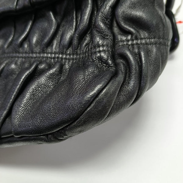 Gaufre Quilted Lambskin Black