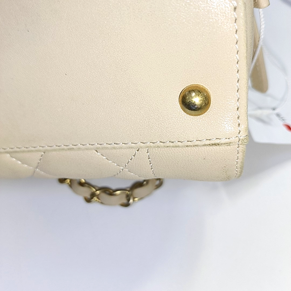 Quilted Lambskin Beige