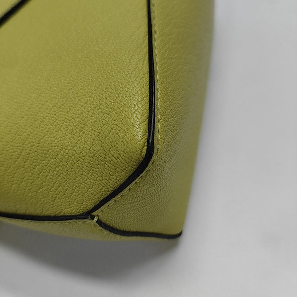 Puzzle Mini Lambskin Yellow