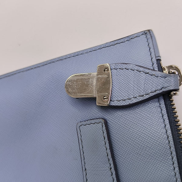 Calfskin Clutch Blue