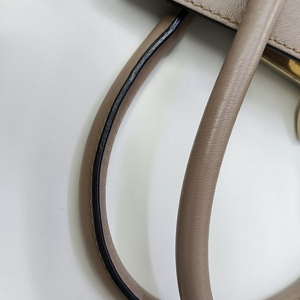 Rockstud Calfskin Gray