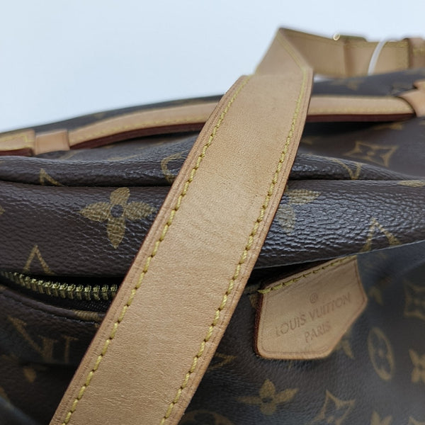 BUMBAG Monogram Coated Canvas Brown