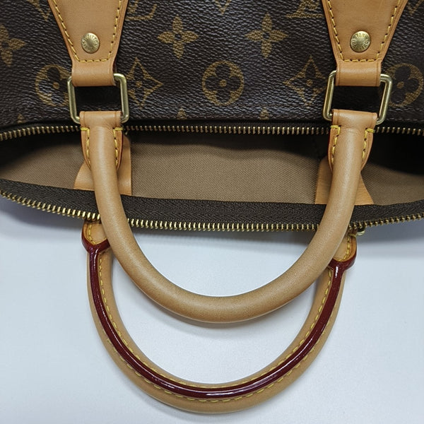 SPEEDY 30 Monogram Coated Canvas Brown