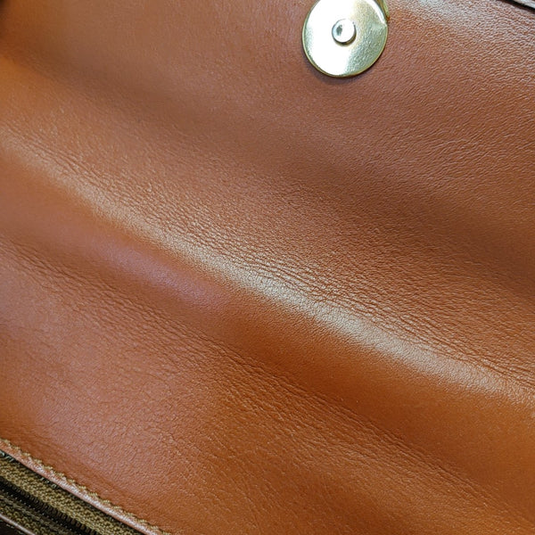 Calfskin Shoulder Bag Brown