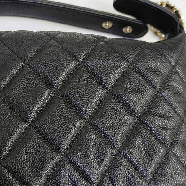HOBO Quilted Grained Calfskin Black
