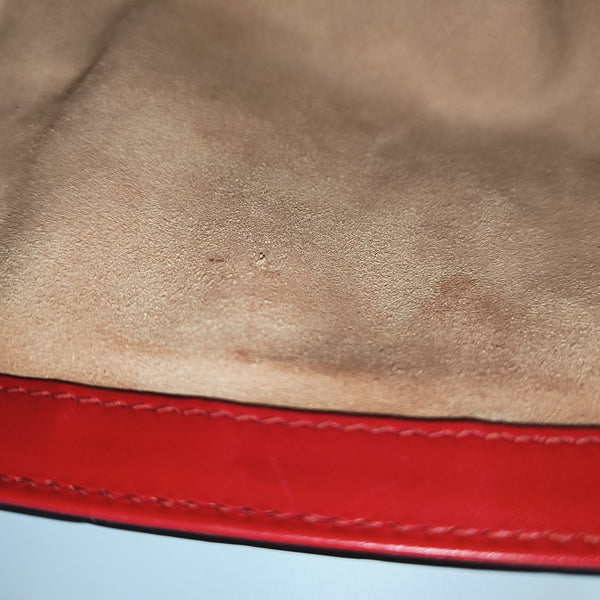 Padlock Small Monogram Calfskin Red